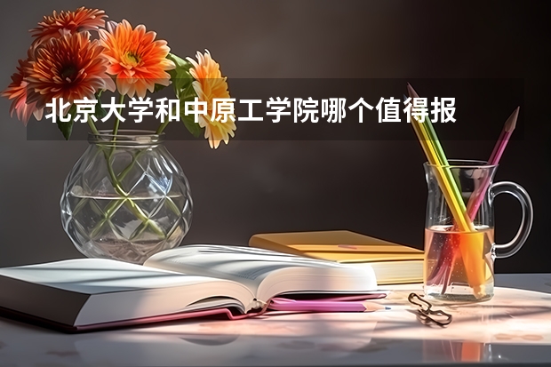 北京大学和中原工学院哪个值得报