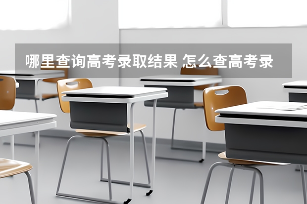 哪里查询高考录取结果 怎么查高考录取结果？