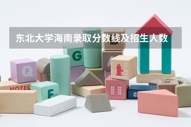 东北大学海南录取分数线及招生人数
