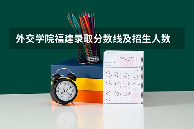 外交学院福建录取分数线及招生人数