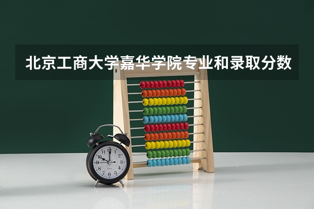 北京工商大学嘉华学院专业和录取分数线介绍（北京工商大学嘉华学院多少分可以录取）