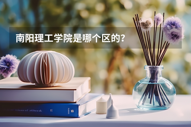 南阳理工学院是哪个区的？