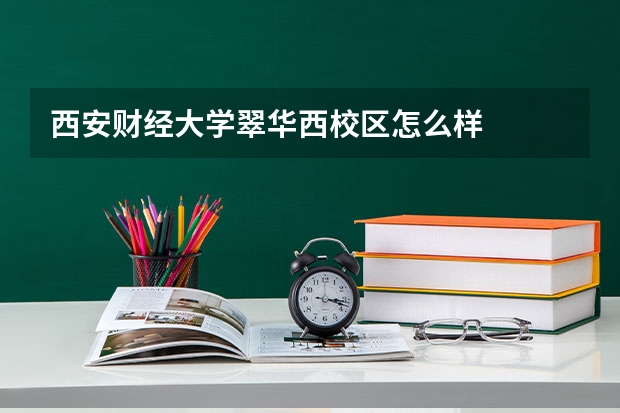 西安财经大学翠华西校区怎么样