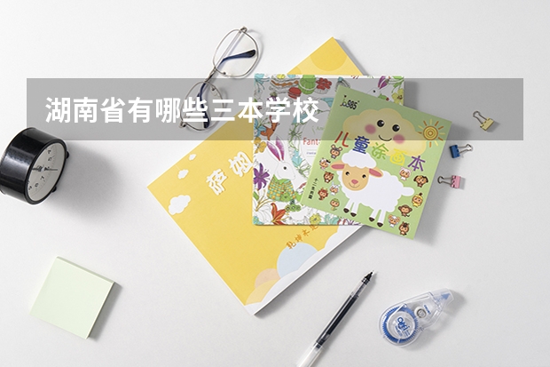 湖南省有哪些三本学校