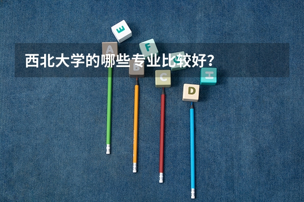 西北大学的哪些专业比较好？