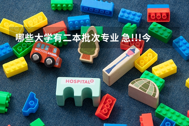 哪些大学有二本批次专业 急!!!今年还有哪些211 985学校招收二本???