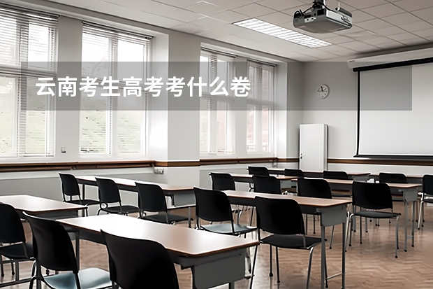 云南考生高考考什么卷